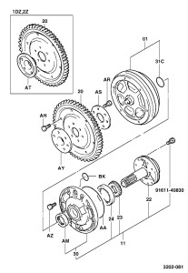 PIERŚCIEŃ ZABEZPIECZAJĄCY KONWERTERA 31C  TOYOTA