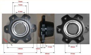 PIASTA TYŁ TOYOTA NR 44